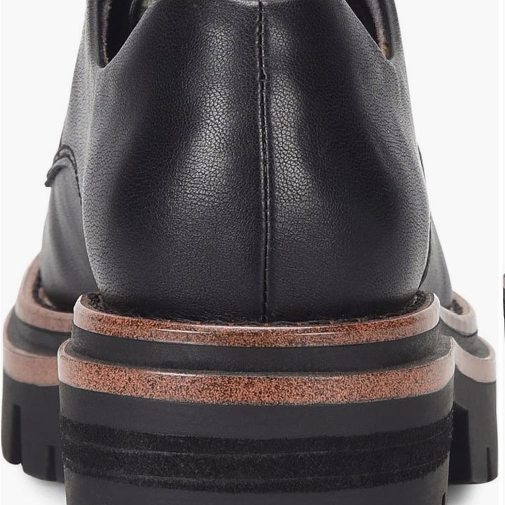 Kork-Ease Black Chunky Sole Flats - Picture 2 of 10